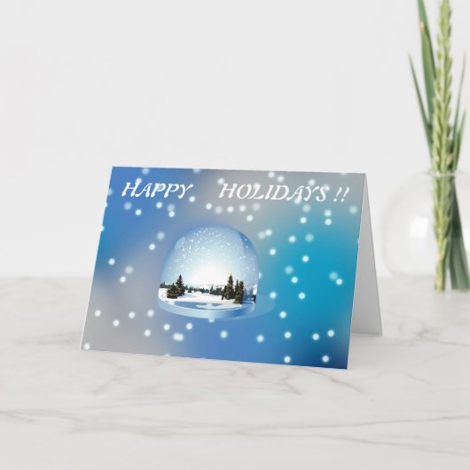 Carte heureuse de vacances ! ! (Devant)