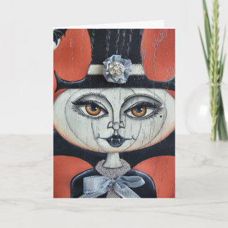 Carte heureuse de vampire de Halloween
