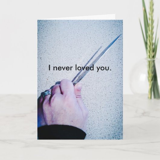 Carte heureuse drôle d'anniversaire tordue (Devant)