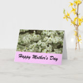 Carte heureuse du jour de mère (Fleur jaune)