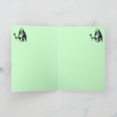 Carte heureuse du jour de mère de singe drôle (Intérieur)