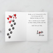 Carte heureuse du jour de mère de votre berger (Intérieur)