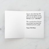 Carte heureuse d'Unbirthday (Intérieur)