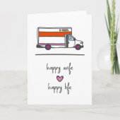 Carte Heureuse Épouse Heureuse Vie U-Haul Anniversaire M (Devant)