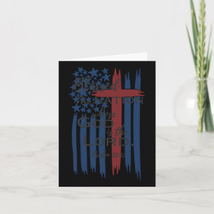 Carte Heureuse est la nation dont Dieu est le Seigneur A