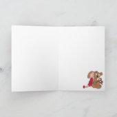 Carte heureuse faite sur commande d'anniversaire, (Intérieur)