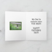 CARTE HEUREUSE FÊTE DES PÈRES/MON PÈRE NUMERO UNO/GOOSE (Intérieur)