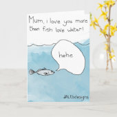 Carte heureuse relative de jour de mères de (Fleur jaune)