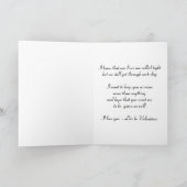 Carte Heureuse Sainte-Valentin (Intérieur)