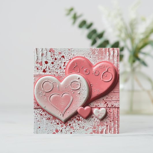 Carte Heureuse Sainte-Valentin (Debout devant)