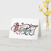 Carte Heureuse Sainte-Valentin (Fleur jaune)