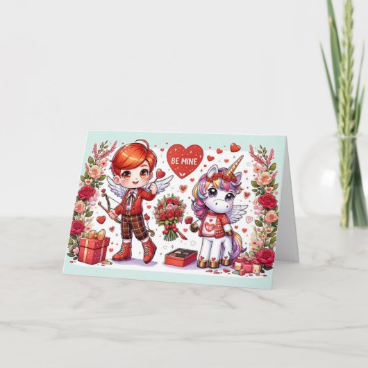 Carte Heureuse Sainte-Valentin (Devant)