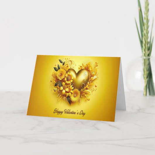 Carte Heureuse Sainte-Valentin (Devant)