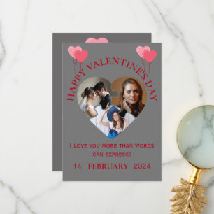 Carte Heureuse Sainte-Valentin