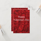 Carte Heureuse Sainte-Valentin (Devant/Arrière en situation)