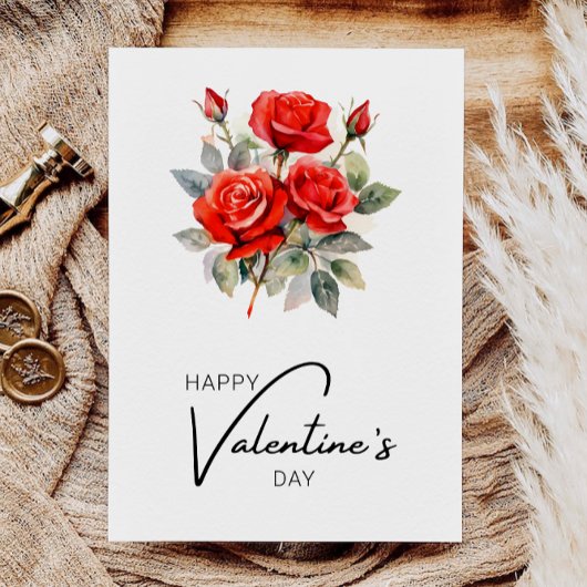 Carte Heureuse Sainte-Valentin