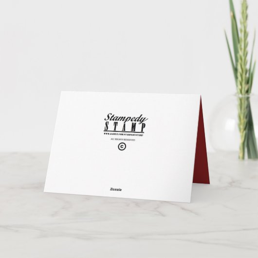 Carte Heureuse Sainte-Valentin (Dos)