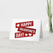 Carte Heureuse Sainte-Valentin (Devant)