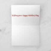 Carte Heureuse Sainte-Valentin (Intérieur)