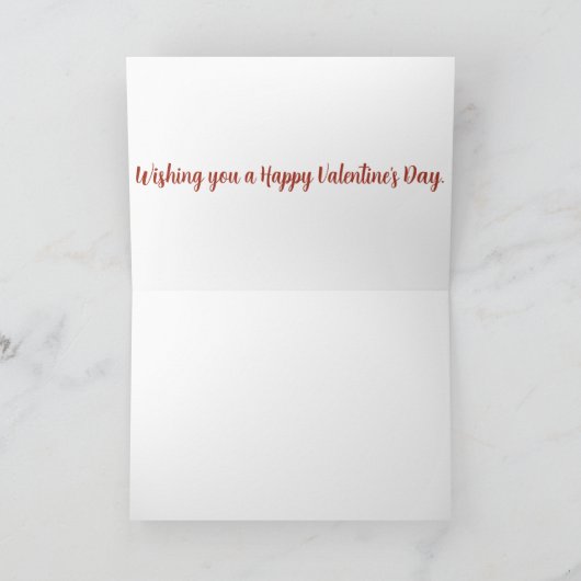 Carte Heureuse Sainte-Valentin (Intérieur)