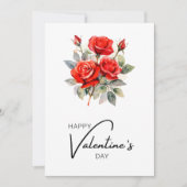 Carte Heureuse Sainte-Valentin (Devant)