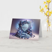 Carte Heureuse Sainte-Valentin (Fleur jaune)