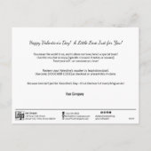 Carte Heureuse Sainte-Valentin à deux ballons (Dos)