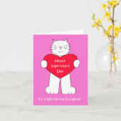 Carte Heureuse Sainte-Valentin à la fille (Fleur jaune)