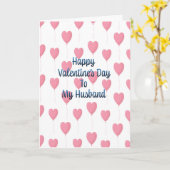 Carte Heureuse Sainte-Valentin À Mon Mari (Fleur jaune)