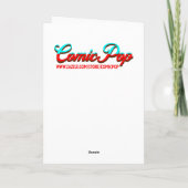 Carte Heureuse Sainte-Valentin | Amour rétro (Dos)