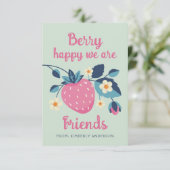 Carte Heureuse Sainte-Valentin Berry (Debout devant)