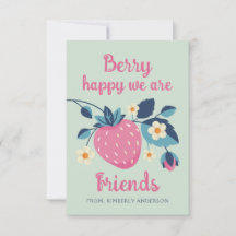 Carte Heureuse Sainte-Valentin Berry