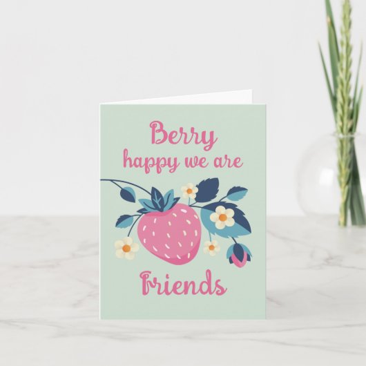 Carte Heureuse Sainte-Valentin Berry (Devant)