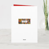 Carte Heureuse Sainte-Valentin - Chien coupé dans le mon (Dos)