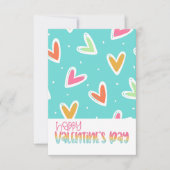 Carte Heureuse Sainte-Valentin Coeur mignon (Devant)