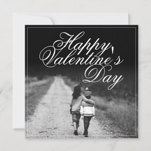 Carte Heureuse Sainte-Valentin - côte à côte (Devant)