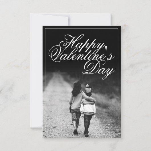 Carte Heureuse Sainte-Valentin - côte à côte (Devant)