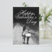 Carte Heureuse Sainte-Valentin - côte à côte (Debout devant)