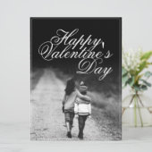 Carte Heureuse Sainte-Valentin - côte à côte (Debout devant)