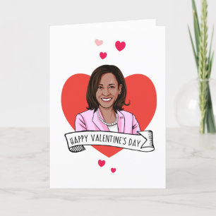 Carte Heureuse Sainte-Valentin de Kamala Harris