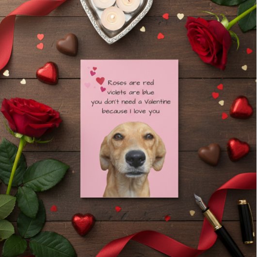 Carte Heureuse Sainte-Valentin De L'Amoureux des chiens