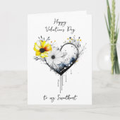 Carte Heureuse Sainte-Valentin de mon amour (Devant)