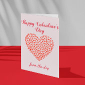 Carte Heureuse Sainte-Valentin de Pet Dog