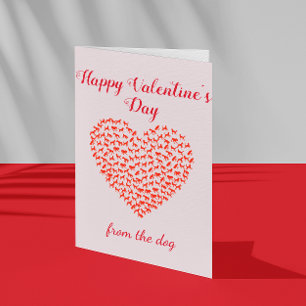 Carte Heureuse Sainte-Valentin de Pet Dog