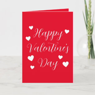 Carte Heureuse Sainte-Valentin de Red White Hearts