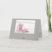 Carte Heureuse Sainte-Valentin Deux Coeurs Deux Vélos (Dos)