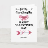 Carte Heureuse Sainte-Valentin-fille (Devant)