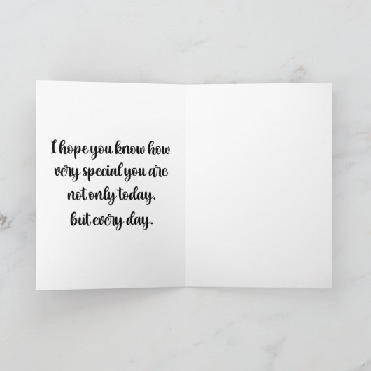 Carte Heureuse Sainte-Valentin-fille (Intérieur)