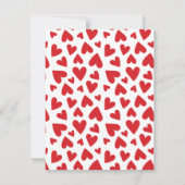 Carte HEUREUSE SAINTE-VALENTIN Foxy Friends (Dos)