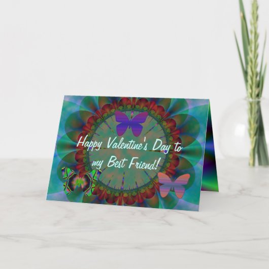 Carte Heureuse Sainte-Valentin Friend Card (Devant)
